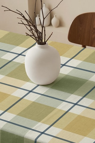 Nappe antitache  - Blanc et vert