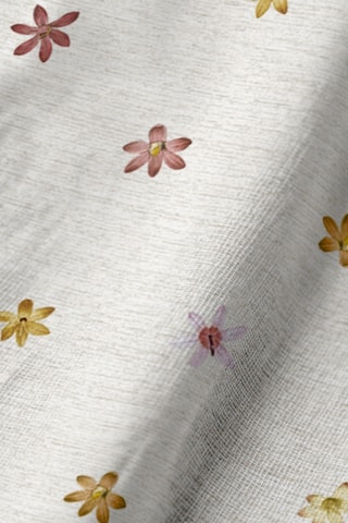 Chemin de table en coton biologique - Blanc - 50 x 150 cm