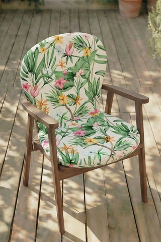 Coussin pour chaise de jardin - Blanc - 93 x 47 x 5 cm