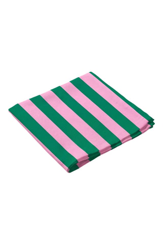 4 guardanapos de mesa - Rosa e verde-claro