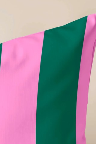 Housse de coussin - Rose et vert clair - 45 x 45 cm