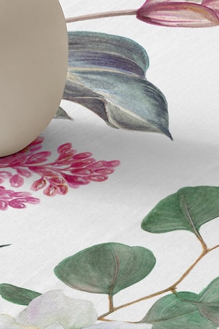 Toalha de mesa antimanchas em algodão biológico - Branco