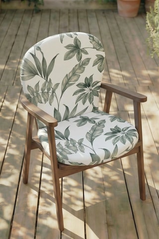 Coussin pour chaise de jardin - Blanc - 93 x 47 x 5 cm