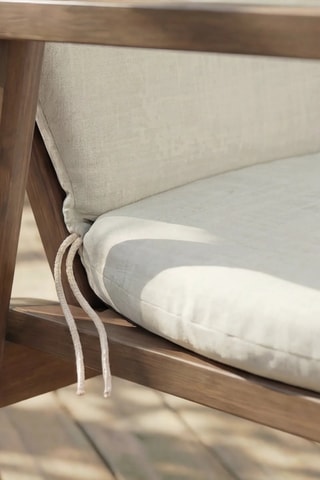 Coussin pour chaise de jardin - Beige - 93 x 47 x 5 cm 