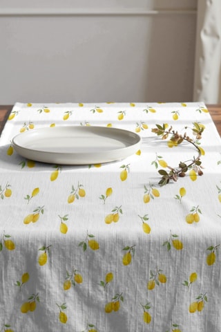 Runner in cotone bio - Bianco - 45 x 140 cm