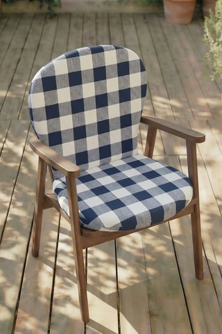 Coussin pour chaise de jardin - Bleu marine - 93 x 47 x 5 cm