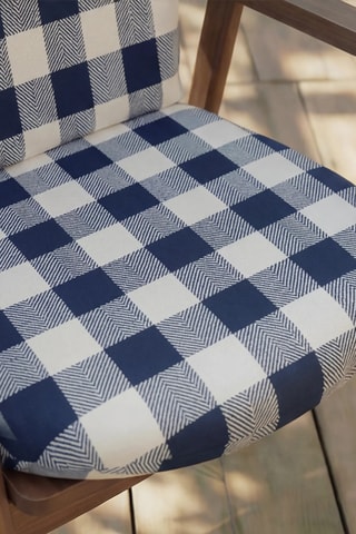 Coussin pour chaise de jardin - Bleu marine - 93 x 47 x 5 cm