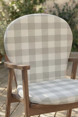 Coussin pour chaise de jardin - Gris clair - 93 x 47 x 5 cm