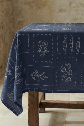 Toalha de mesa - Azul-marinho