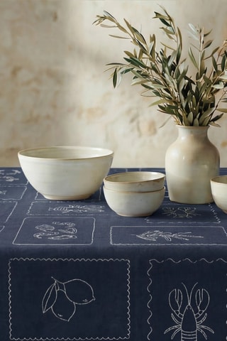 Toalha de mesa - Azul-marinho