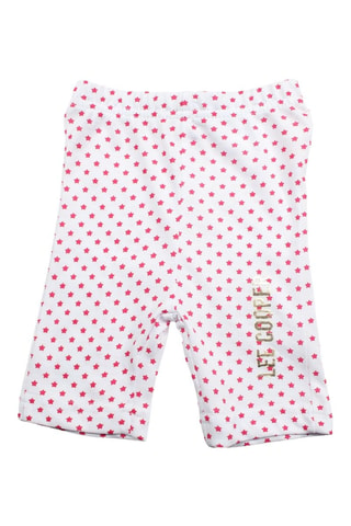 Vestido e calças - Branco e rosa