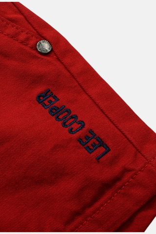 Polo e calções - Vermelho