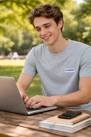 T-shirt - Cinzento