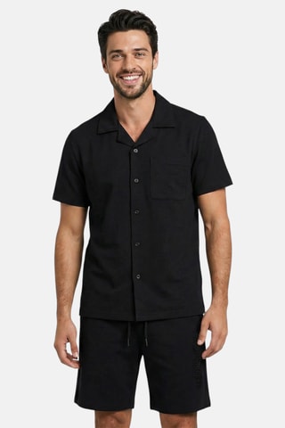 Camisa e bermudas - Preto