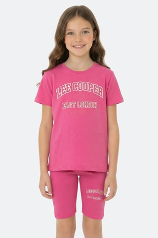 T-shirt e calções - Fúchsia