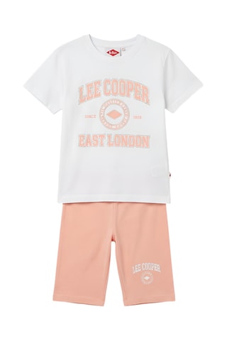 T-shirt e bermudas - Branco