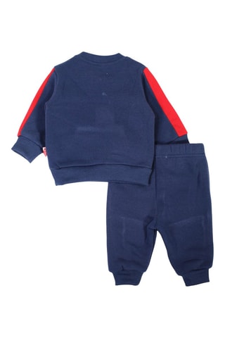 Sweat e calças de treino - Vermelho e azul