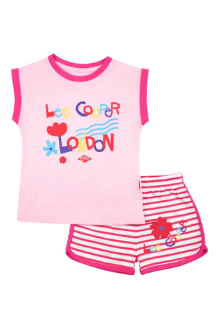 T-shirts e calções - Rosa