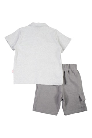 Camisa e calções - Cinzento