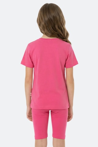 T-shirt e calções - Fúchsia