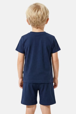 T-shirt e calções - Azul-marinho