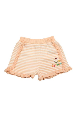 Polo e calções - Branco e vermelho