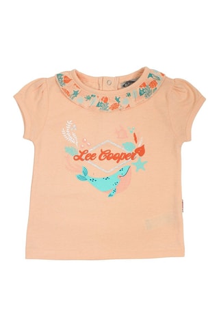 T-shirt e calções - Coral