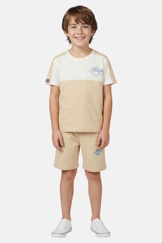 T-shirts e calções - Bege