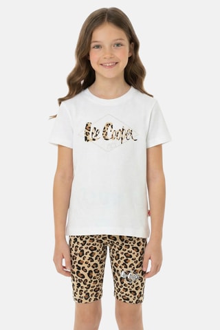 T-shirt e bermudas - Branco