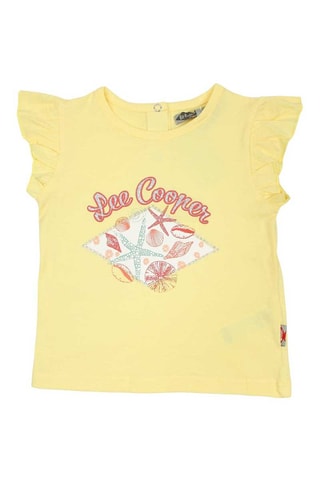 T-shirt e calções - Verde e amarelo