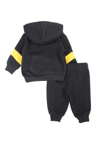 Sweat com capuz e calças de treino - Preto