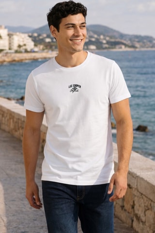 T-shirt - Lee Cooper - Branco