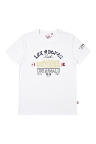 T-shirt - Lee Cooper - Branco