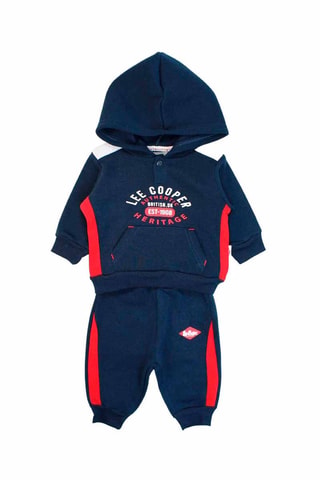 Sweat de capuz e calças de treino - Azul-marinho