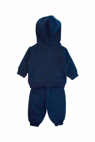 Sweat de capuz e calças de treino - Azul-marinho