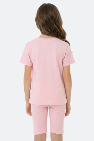 T-shirt e calções - Rosa-claro