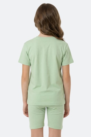 T-shirt e calções - Verde