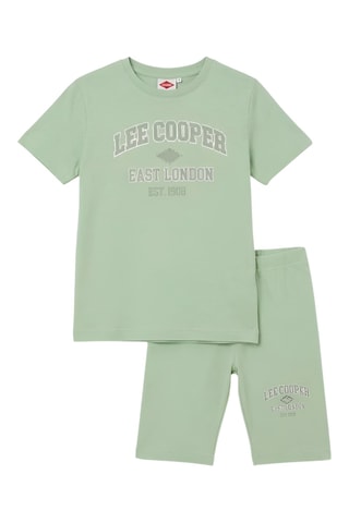 T-shirt e calções - Verde