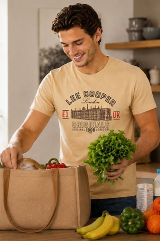 T-shirt - Lee Cooper - Bege