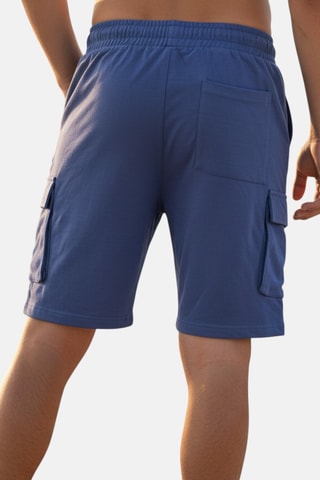 Bermudas cargo - Azul
