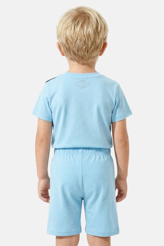 T-shirt e calções - Azul
