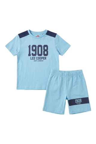 T-shirt e calções - Azul