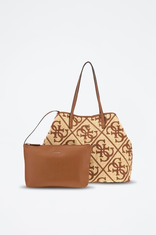 Bolso shopper y bolso de mano Kirsten - Blanco