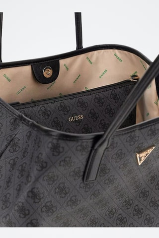 Bolso shopper y bolso de mano Victtoria - Negro