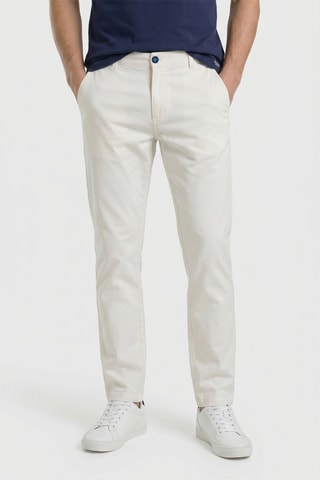 Chino regular - Blanc