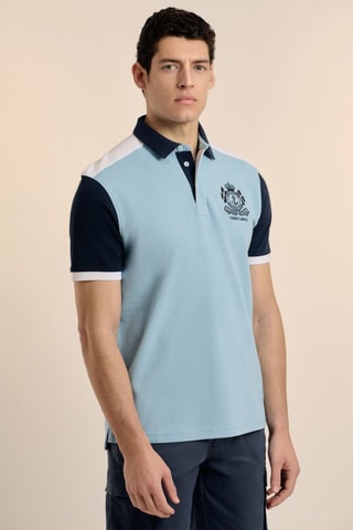 Polo - Blanc et bleu
