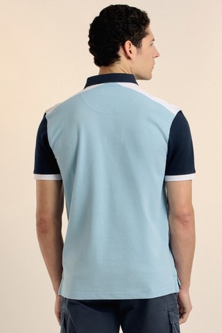 Polo - Blanc et bleu