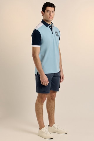 Polo - Blanc et bleu