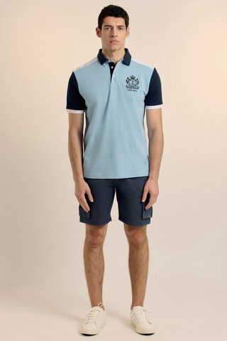 Polo - Blanc et bleu