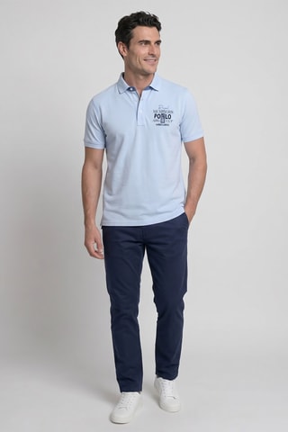 Polo regular - Bleu